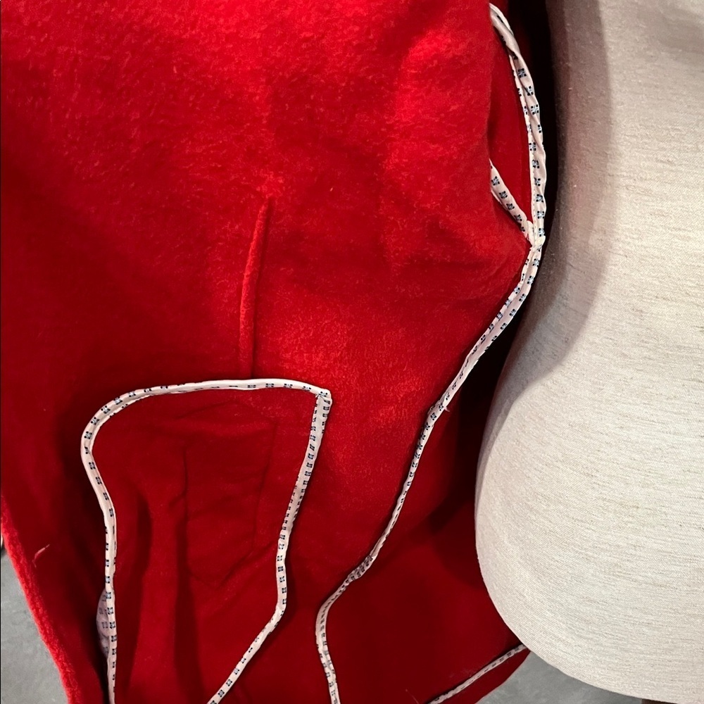 Elevenses Anthropologie Red Coat Oversized XS - Picture 5 of 7